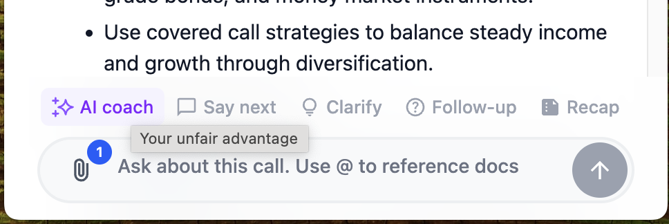 Attaching a sales brief so OLVA can ground live answers
