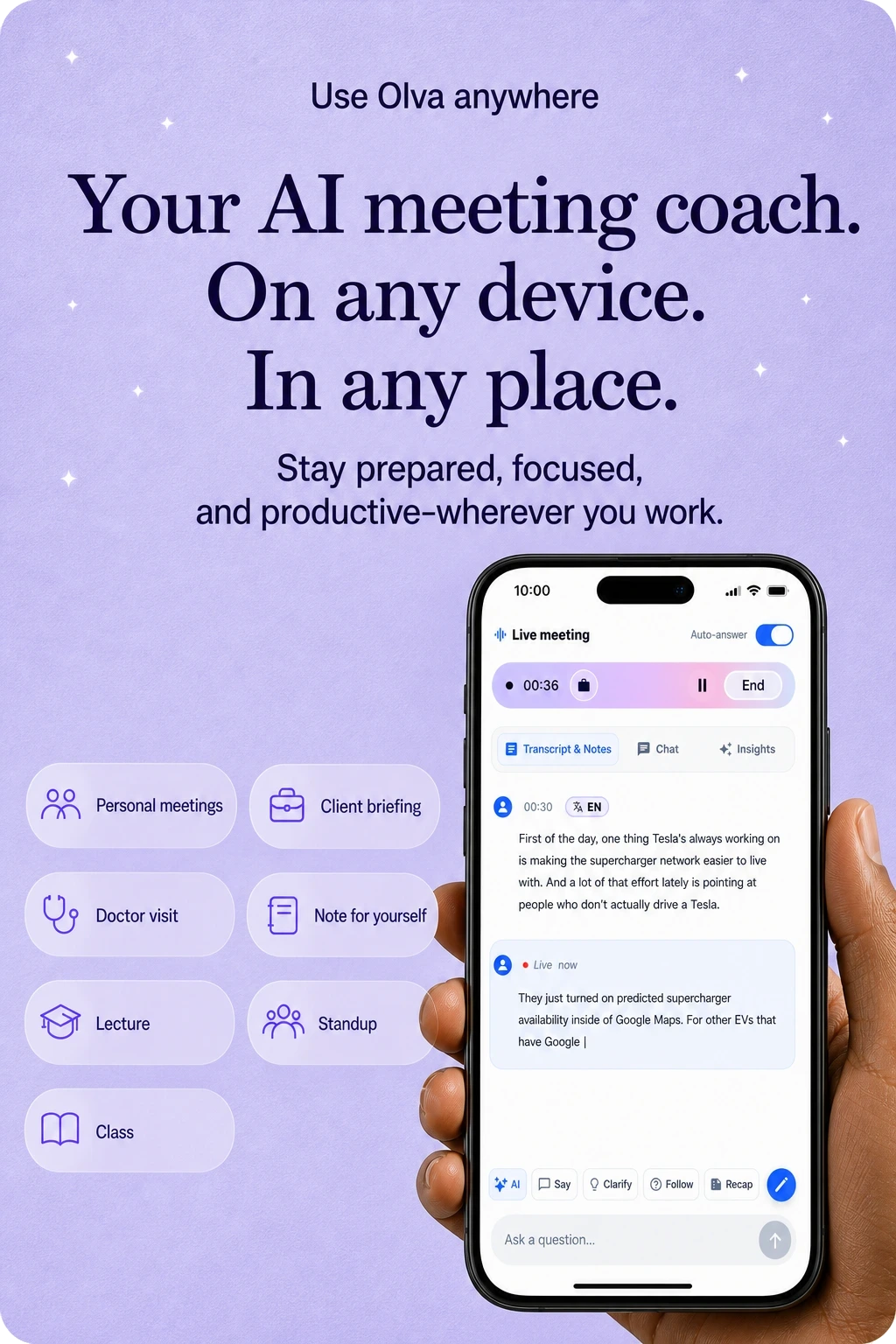 Mobile companion app